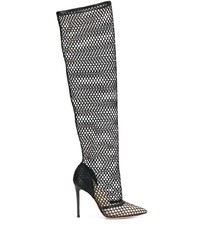 Gianvito Rossi Mesh Knee Length Boots