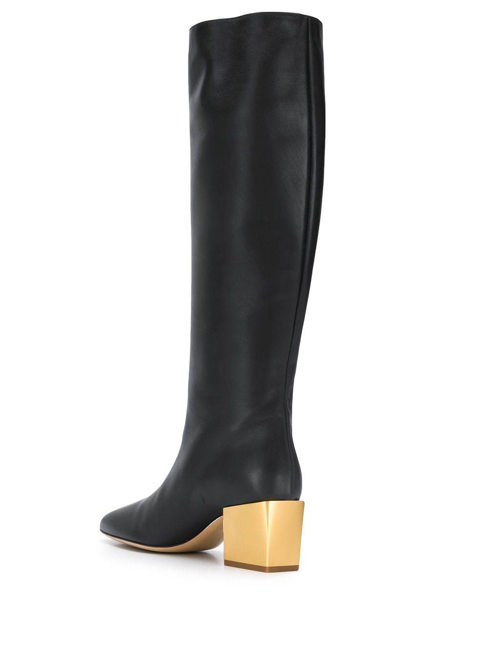 Salvatore Ferragamo Mirror Heel Gancini Boots, $780 | farfetch.com ...