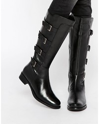 Ravel Multi Strap Knee High Leather Boots