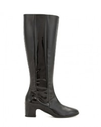 Balenciaga Patent Leather Knee High Boots