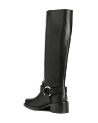 RED Valentino Red Harness Boots