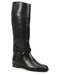 Burberry Rockyford Leather Knee High Boots