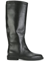 Sergio Rossi Knee Length Flat Boots