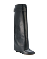 Givenchy Shark Lock Knee High Boots