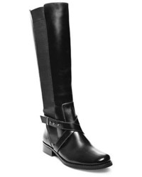 Steven By Steve Madden Sydnee Knee High Leather Boots Wide Calf