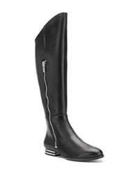 DKNY Striped Heel Knee Boots