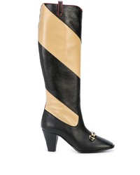 Gucci Striped Knee Length Boots