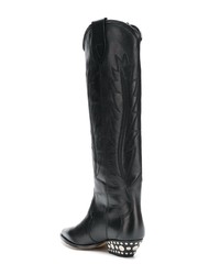 Isabel Marant Studded Heel Cowboy Boots