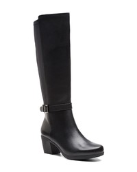 Clarks Unstructured Lindel Knee High Boot