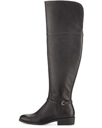 Cole Haan Valentia Leather Over The Knee Boots Black