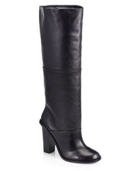 Tibi Vlada Leather Knee High Boots