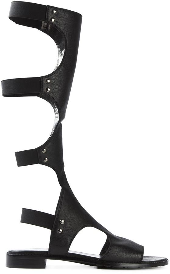 stuart weitzman tall gladiator sandals