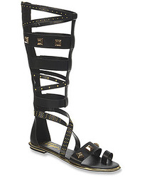 Knee High Gladiator Sandals: Schutz Duna Detachable Gladiator Sandals ...
