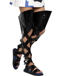 Kenzo 35mm Patent Leather Gladiator Sandals