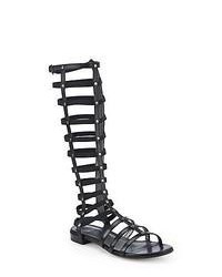 Stuart Weitzman Metallic Gladiator Sandals