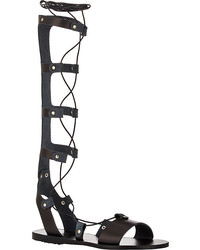 Ancient Greek Sandals Thebes Knee High Gladiator Sandals