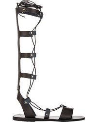 Ancient Greek Sandals Thebes Knee High Gladiator Sandals