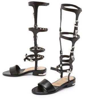 Toga Pulla Buckle Gladiator Sandals, $525 | shopbop.com | Lookastic