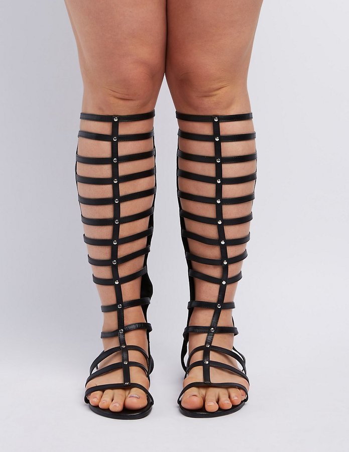 wide calf gladiator sandals