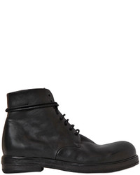 Marsèll 20mm Lace Up Leather Ankle Boots