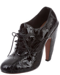 Alaia Alaa Patent Leather Ankle Boots