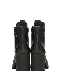 Miu Miu Black Heeled Ankle Boots