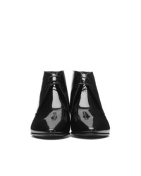 Saint Laurent Black Patent Jonas Boots