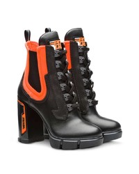 Prada Chunky Lace Up Boots