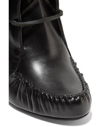 Tom Ford Fringed Leather Ankle Boots