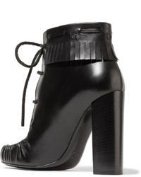 Tom Ford Fringed Leather Ankle Boots