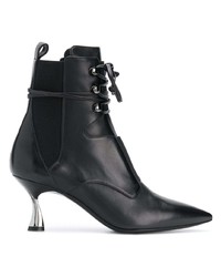 Casadei Heeled Lace Up Ankle Boots