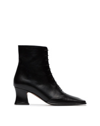 By Far Kate 60 Lace Up Leather Ankle Boots