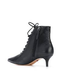 Schutz Lace Up Ankle Booties