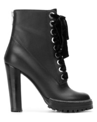 Sergio Rossi Lace Up Ankle Boots