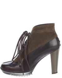Tod's Lace Up Ankle Boots
