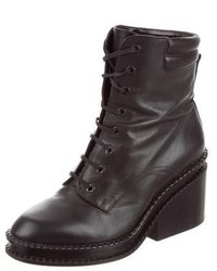 Robert Clergerie Lace Up Combat Ankle Boots