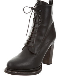 Henry Beguelin Lace Up Granny Ankle Boots