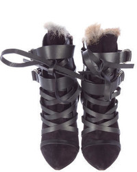 Isabel Marant Leather Buckle Ankle Boots
