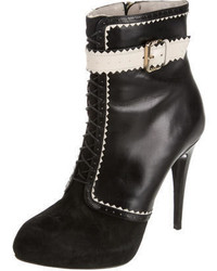 Jason Wu Leather Lace Up Ankle Boots