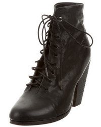 Rag & Bone Leather Lace Up Ankle Boots