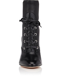 Gianvito Rossi Leather Lace Up Ankle Boots
