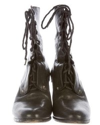 Rag & Bone Leather Lace Up Ankle Boots