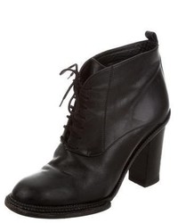 Derek Lam Leather Lace Up Ankle Boots