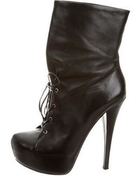 Alejandro Ingelmo Leather Lace Up Ankle Boots