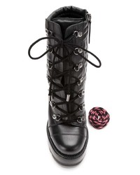 Andrea Bogosian Leather Platform Boots