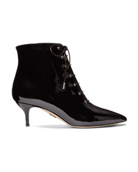 Paul Andrew Nolde Patent Leather Ankle Boots