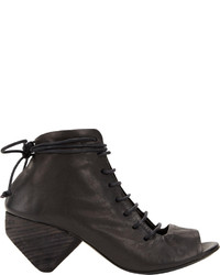 Marsèll Open Toe Lace Up Ankle Boots