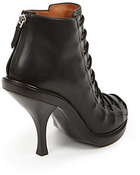 Givenchy Pitta Lace Up Leather Booties