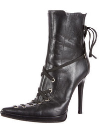 Casadei Pointed Toe Ankle Boots