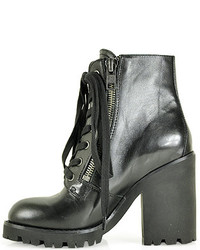 Ash Poker Leather Heeled Bootie
